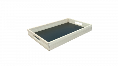 Serveringsbakke Sort bund